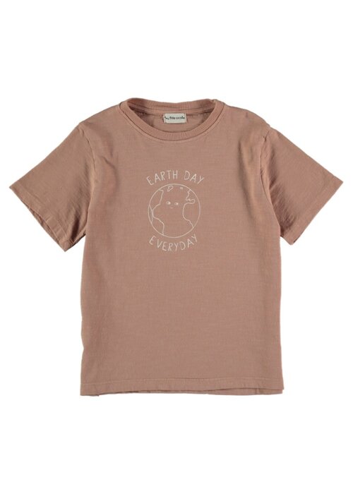 My Little Cozmo My Little Cozmo ORGANIC COTTON FLAME T-SHIRT TERRA COTTA