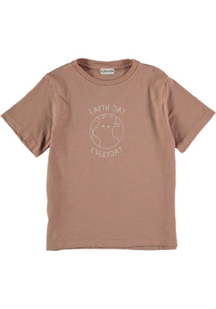 My Little Cozmo ORGANIC COTTON FLAME T-SHIRT TERRA COTTA