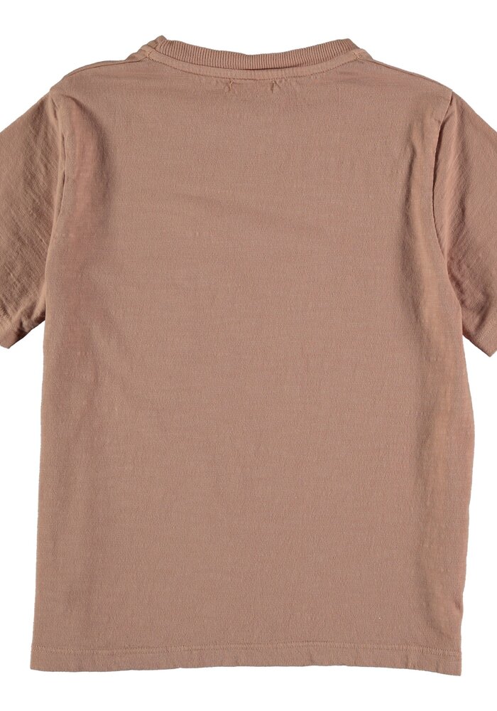 My Little Cozmo ORGANIC COTTON FLAME T-SHIRT TERRA COTTA