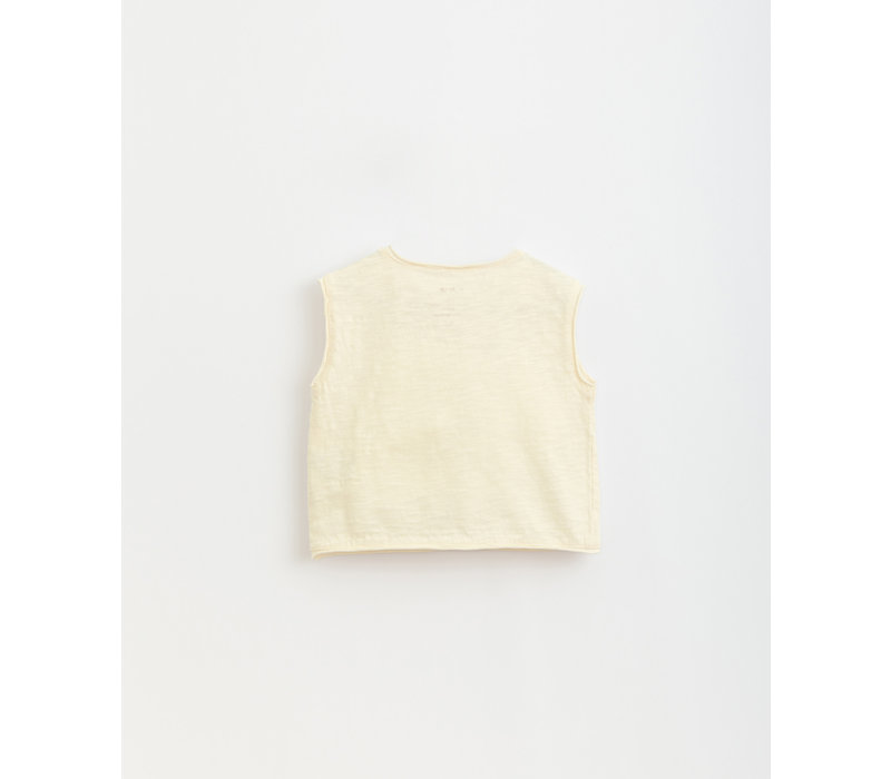 PlayUp Flamé Jersey Sleeveless T-Shirt DANDELION