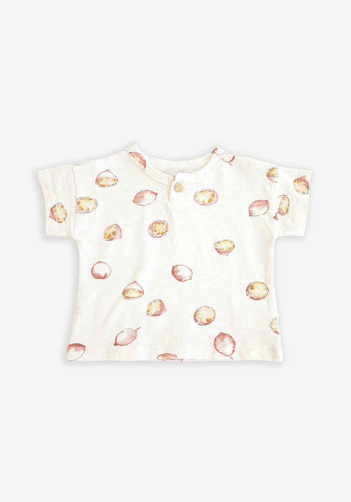 PlayUp Printed Flamé Jersey T-Shirt DANDELION