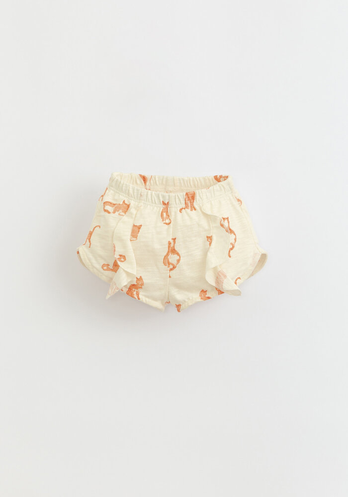 PlayUp Printed Flamé Jersey Shorts DANDELION