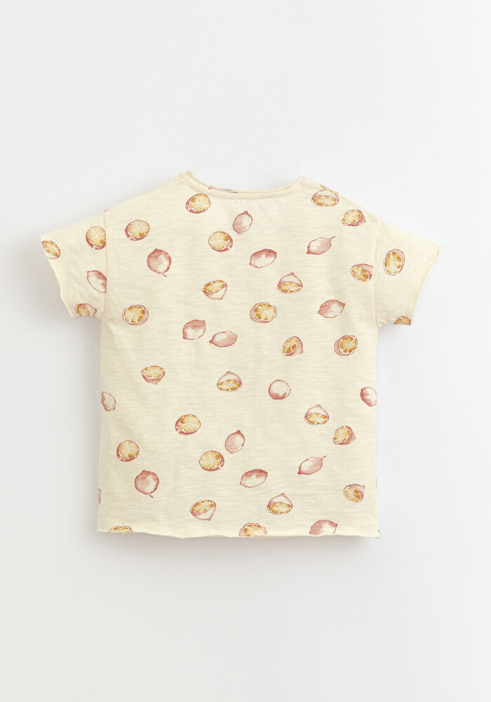 PlayUp Printed Flamé Jersey T-Shirt DANDELION