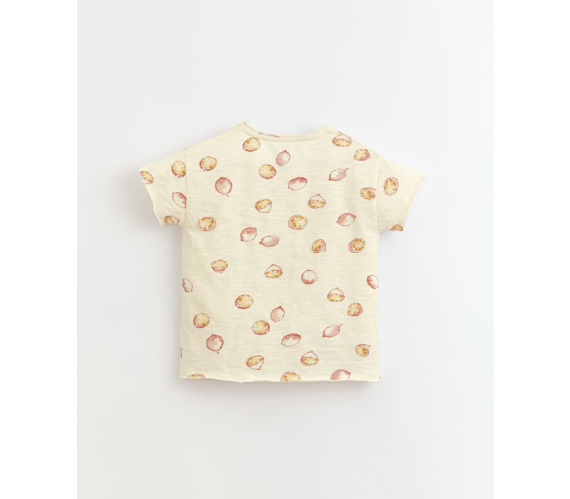 PlayUp Printed Flamé Jersey T-Shirt DANDELION