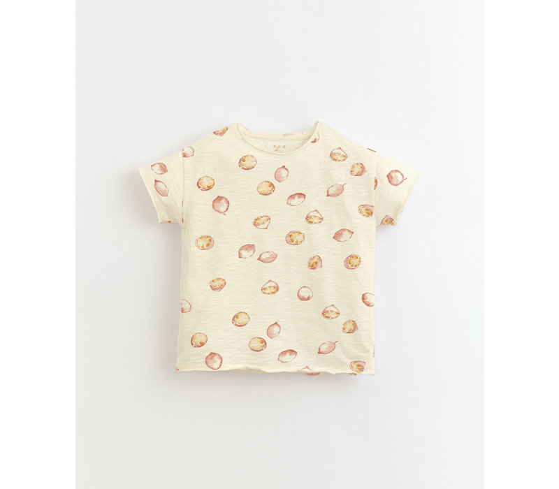 PlayUp Printed Flamé Jersey T-Shirt DANDELION