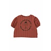 Tinycottons Tinycottons YOUR WISH PUFF SHIRT  maroon/ink blue Tinycottons Tinycottons YOUR WISH PUFF SHIRT  maroon/ink blue