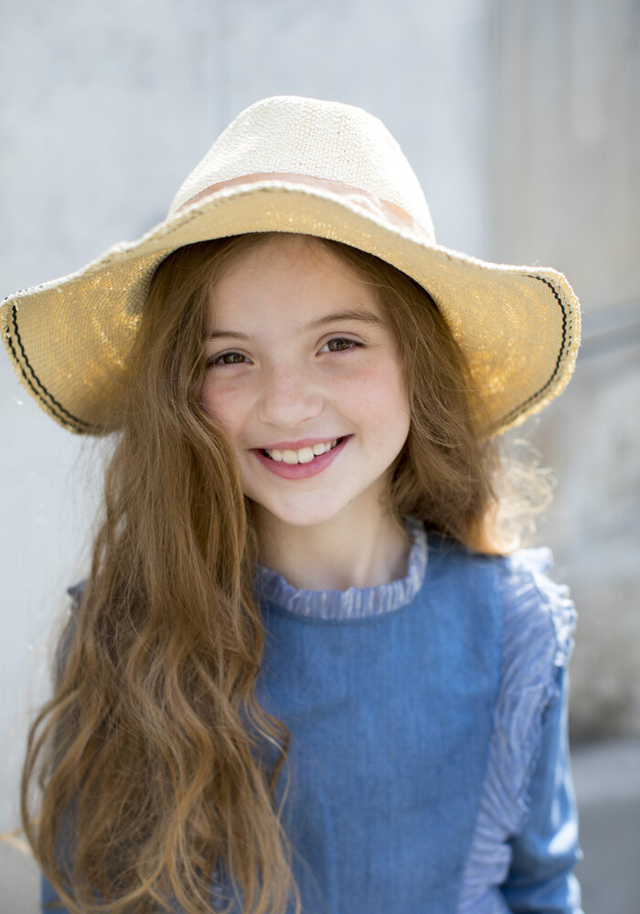 Moodstreet MT denim dress with ruffles Soft Blue