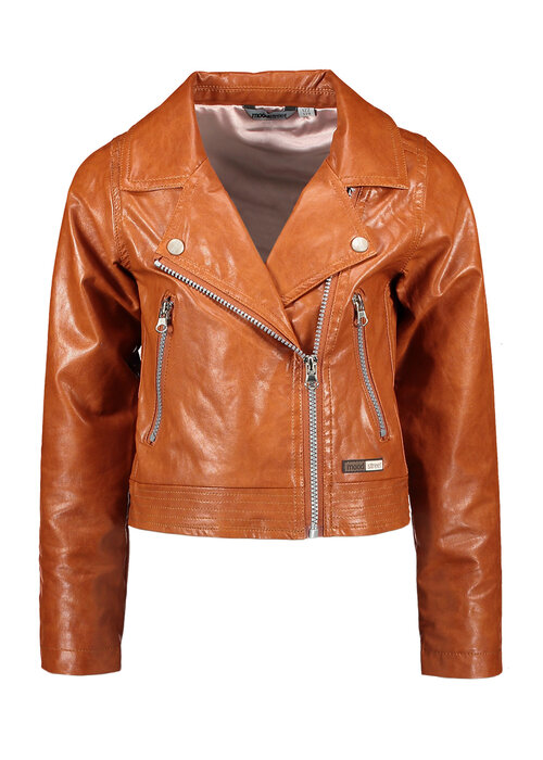 Moodstreet Moodstreet MT PU biker jacket Toffee