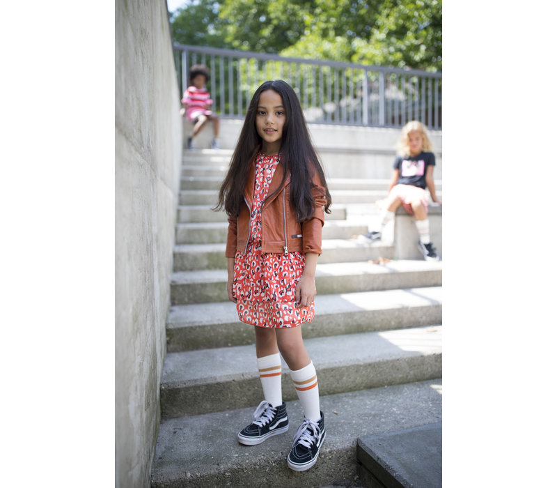 Moodstreet MT AO animal dress Red