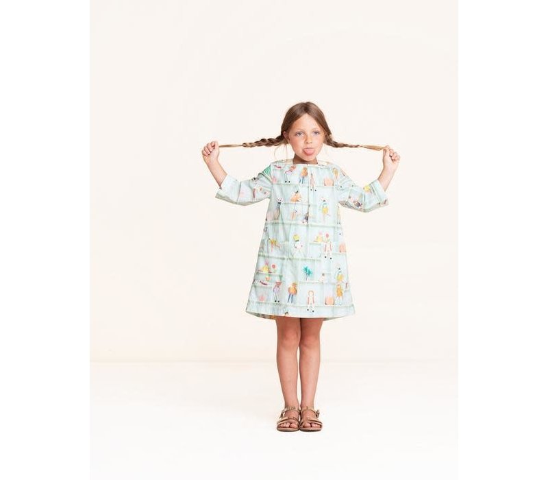 Oilily Douwe dress 72 Castle pastel green