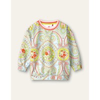 Oilily Heritage sweater 63  Paisley city rose blue