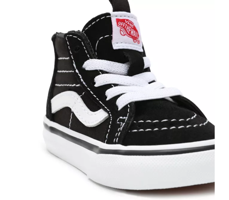 Vans SK8-HI ZIP schoen zwart/wit - Mini Boss