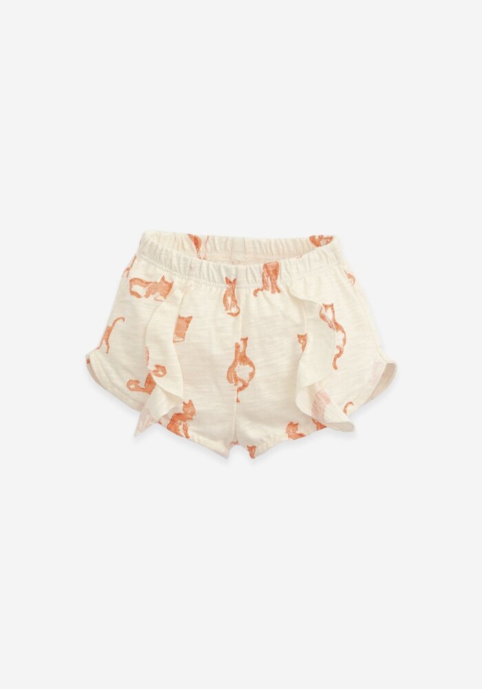 PlayUp Printed Flamé Jersey Shorts DANDELION cat