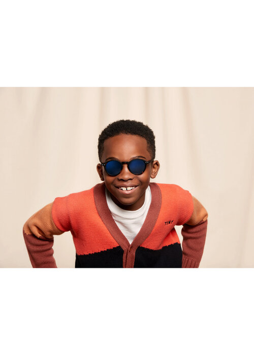 IZIPIZI IZIPIZI SUN JUNIOR 5-10 YEARS #D Tortoise Blue Mirror