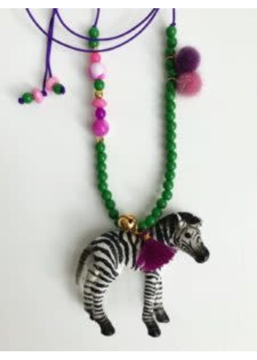 ByMelo ByMelo Dierenketting Zizi zebra