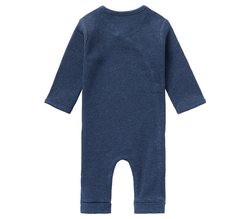 Noppies U Playsuit LS Rib Nevis Navy Melange