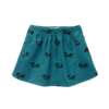 Sproet & Sprout Sproet & Sprout Skirt Fox Print Pine Green