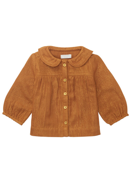 Noppies Noppies G Blouse LS Sheffield BRUIN