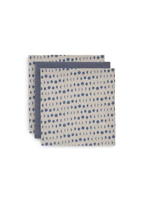 Jollein Jollein Washandje hydrofiel Moonlight (3pack)