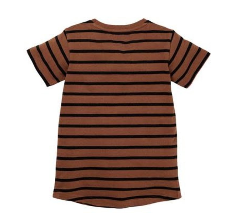 Levv RAOUL W212 AOP Rust Stripe