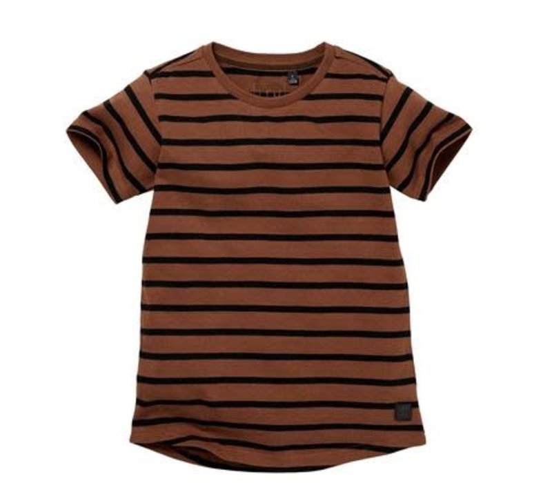 Levv RAOUL W212 AOP Rust Stripe