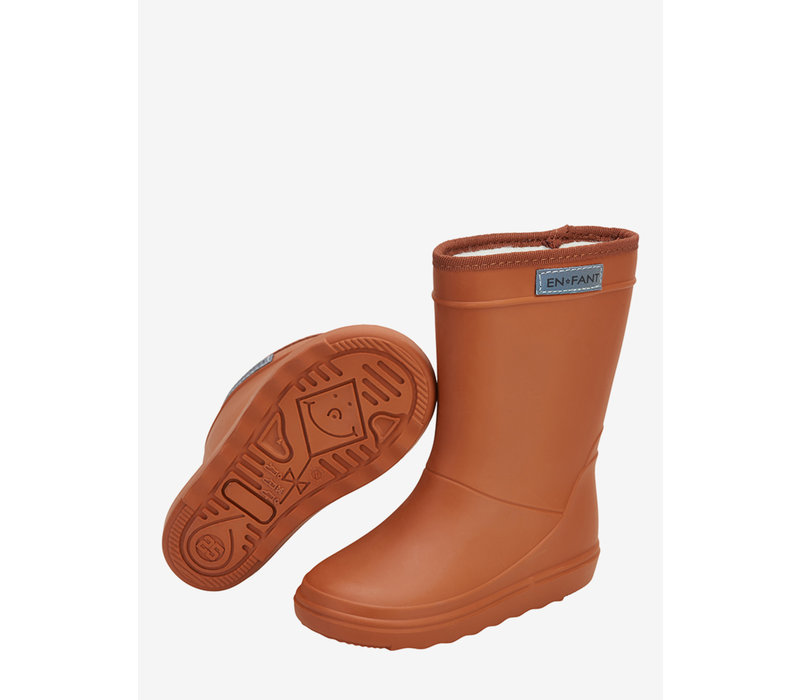 Enfant Leather Brown Thermo Boots 253