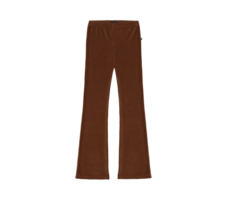 House of Jamie Mommy Flared Pants Ginger Bread Rib Velvet