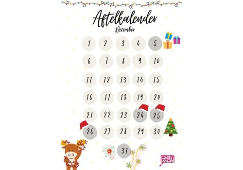 Holy Cow Aftelkalender december