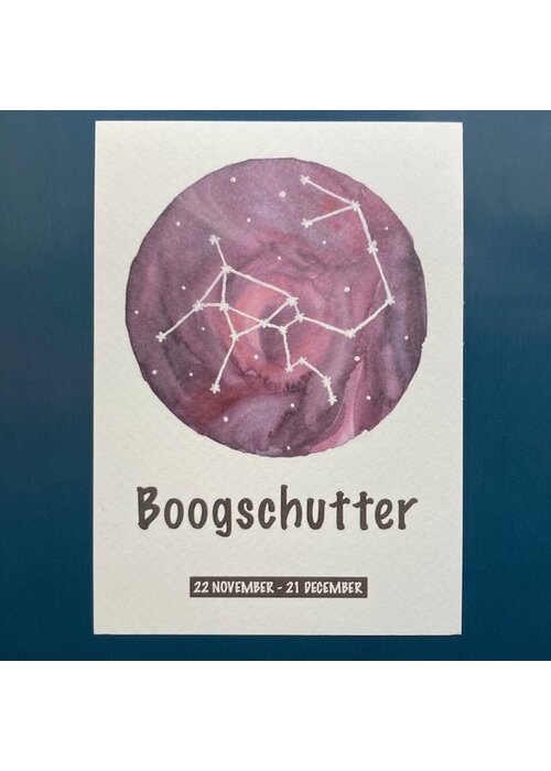 Sterrenbeeld Kaarten BOOGSCHUTTER