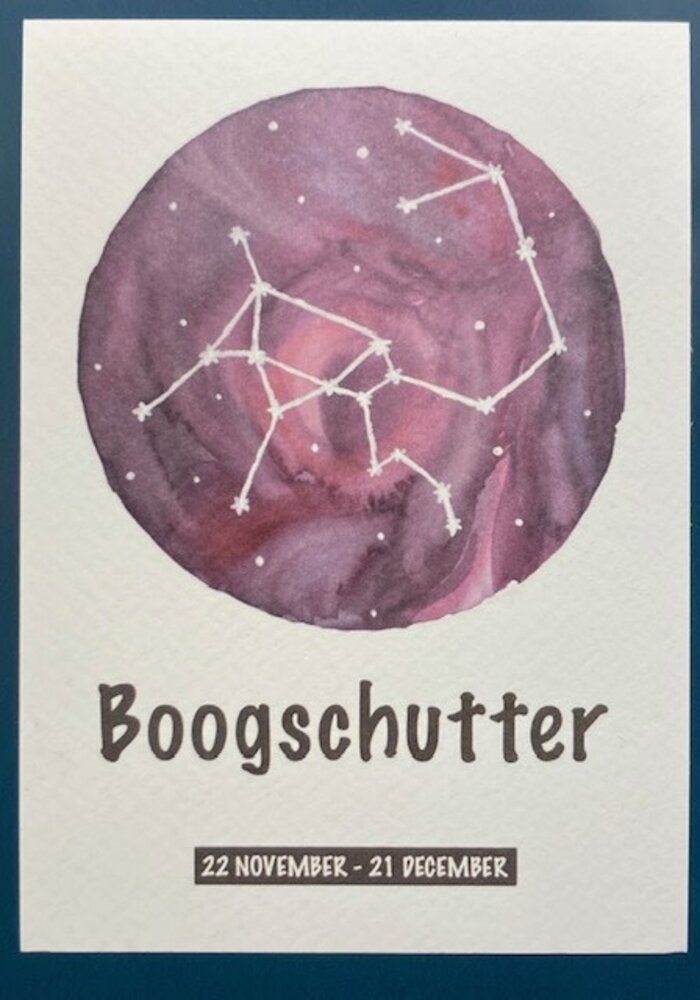 Sterrenbeeld Kaarten BOOGSCHUTTER