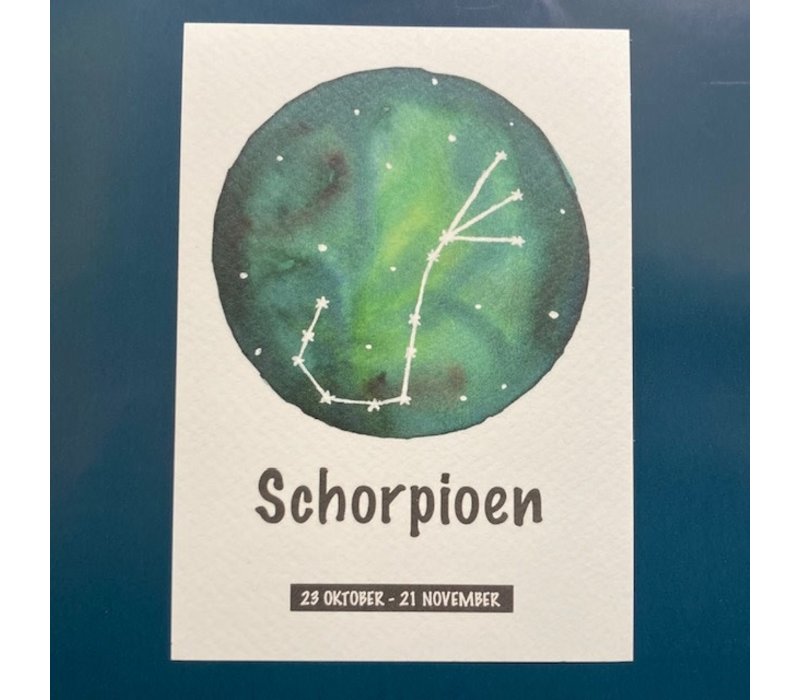 Sterrenbeeld Kaarten SCHORPIOEN