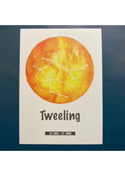 Sterrenbeeld Kaarten TWEELING