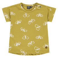 Babyface girls t-shirt short sleeve mustard 1