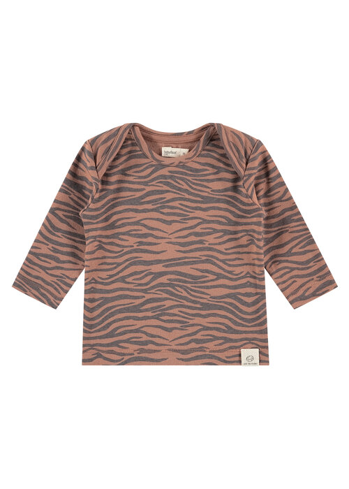 Babyface Babyface baby t-shirt long sleeve mocha 1