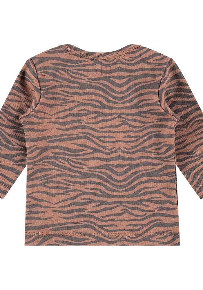 Babyface baby t-shirt long sleeve mocha 1