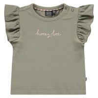 Babyface baby girls t-shirt short sleeve soft army