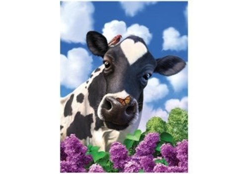 3D LiveLife picture - Curious Cow