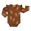 CarlijnQ Seahorse - ruffled bodysuit long sleeve