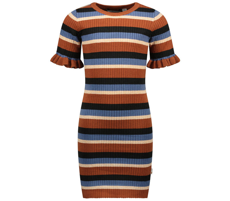 Moodstreet Knitted Striped Dress M112-5851