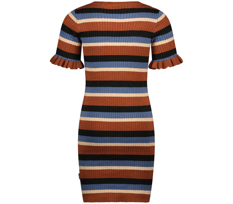 Moodstreet Knitted Striped Dress M112-5851
