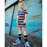 Moodstreet Knitted Striped Dress M112-5851
