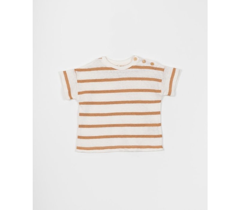 PlayUp Striped Jersey T-Shirt BRAID