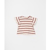 PlayUp PlayUp Striped Jersey T-Shirt RED CLAY