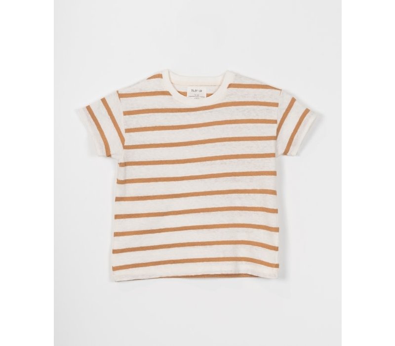 PlayUp Striped Jersey T-Shirt BRAID