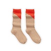 Sproet & Sprout Sproet & Sprout High socks colourblock red Poppy red