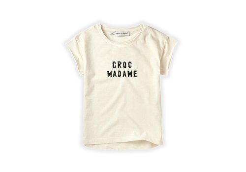 Sproet & Sprout Sproet & Sprout T-shirt croc madame Summer white