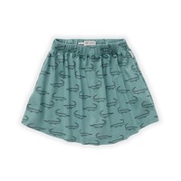 Sproet & Sprout Skirt print croco Light petrol