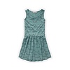 Sproet & Sprout Sproet & Sprout Sleeveless dress print croco Light petrol