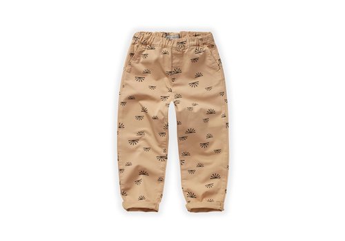 Sproet & Sprout Sproet & Sprout Woven chino print sunshine Nougat