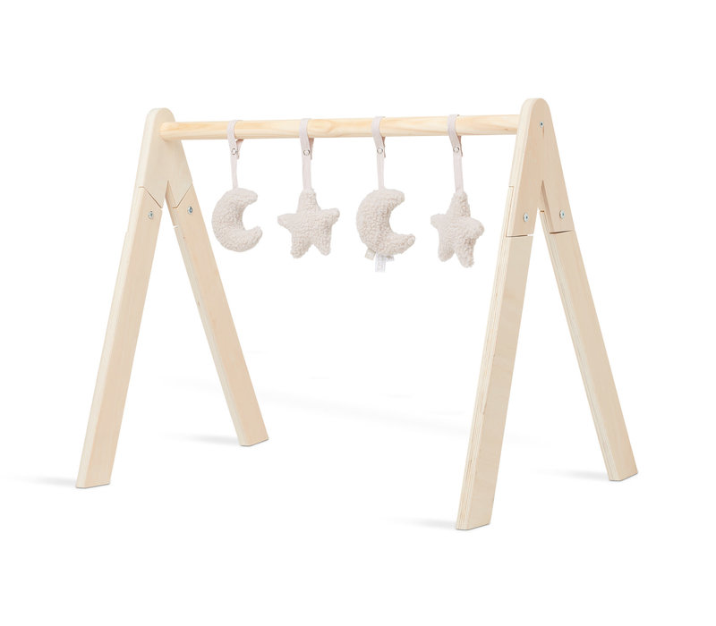 Babygym Speeltjes - Moon - Nougat - 4 Stuks